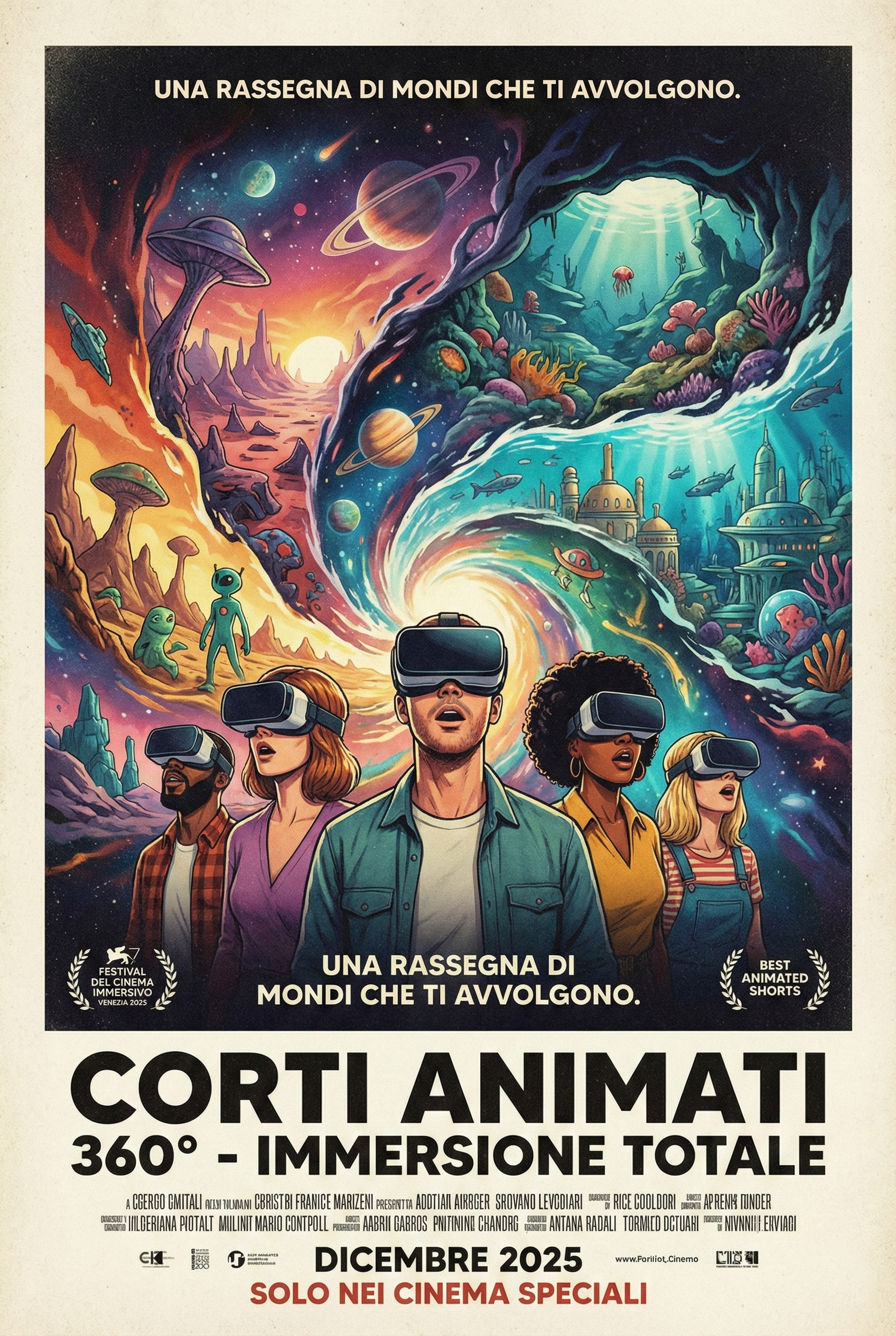 Poster - Corti Immersivi Animati