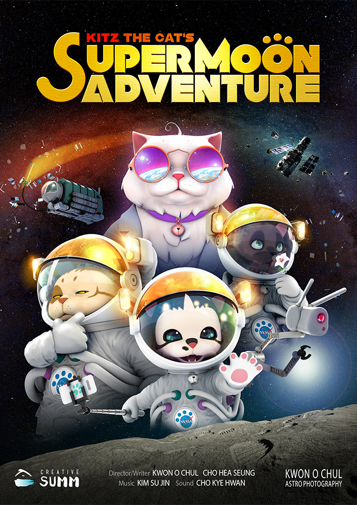 Poster - Kitz the Cat’s Avventura SuperLunare
