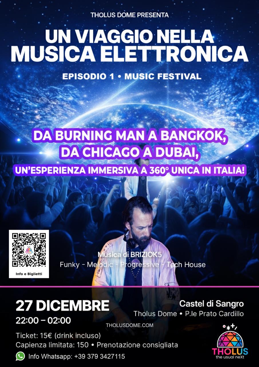Poster - Viaggio nella musica Elettronica Ep.1 - Music Festival